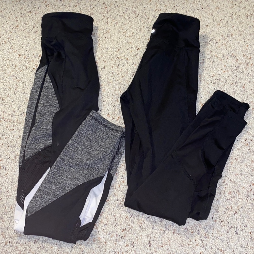 A Set of Black Leggings